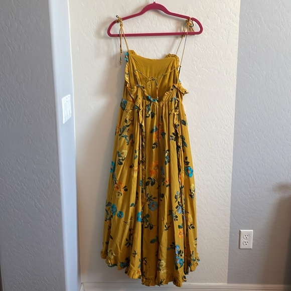 Anthropologie Maeve High-Low Pleated Dress - Picture 6 of 9